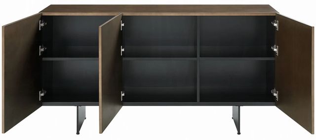 ACME Furniture Malika Ceramic Top Server wiith Copper Cross Brushed Base-4