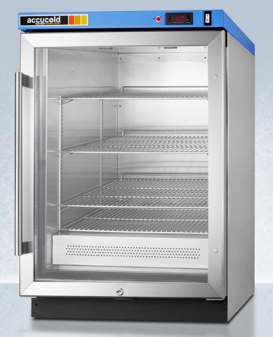 Summit® Stainless Steel 24'' Single Chamber Right Hinge Warming Cabinet-1
