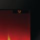 Sunheat® Black Wall Mount Fireplace with Table Stand-1