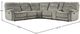 Parker House® Cooper 6-Piece Shadow Natural Manual Reclining L-Shape Sectional-3