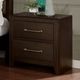 Furniture of America® Jamie Walnut Nightstand-1