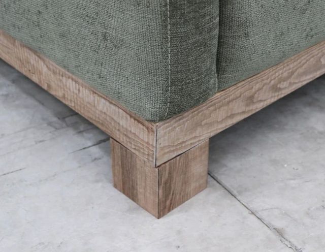 International Furniture Direct Samba Olive Ottoman-2