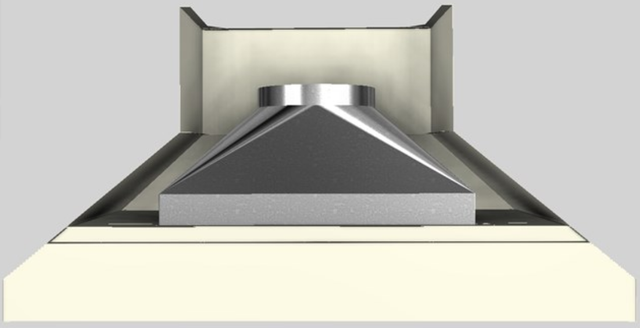 Vent-A-Hood® 60" Biscuit Wall Mounted Range Hood-3