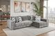 Furniture of America® Artesia Charcoal Gray Sectional-1