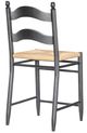Legacy Classic Vintage Market Kettle Black Rush Seat Counter Stool-2