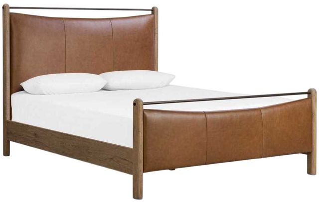 Four Hands Dina Sonoma Chestnut Queen Panel Bed-0