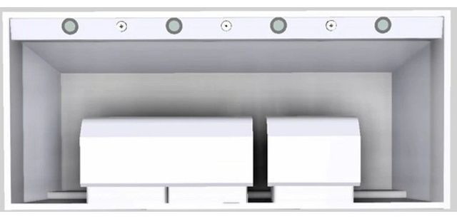 Vent-A-Hood® Designer Series 54" White Wall Mounted Range Hood-3