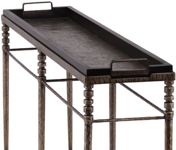 Furniture Classics Goodall Warm Natural Console with Iron Base-3