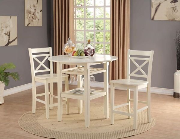 ACME Furniture Tartys Cream Counter Height Dining Table-1