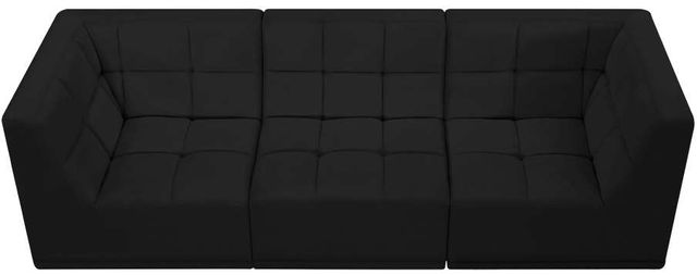 Meridian Furniture Relax Black Velvet 98" Modular Sofa-2