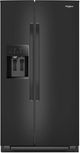 Whirlpool® 36" 28 Cu. Ft. Black Side-by-Side Refrigerator-0