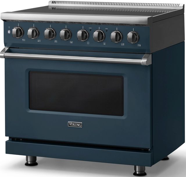 Viking® 5 Series 36" Squall Pro Style Induction Range with Polished Chrome Trim-2