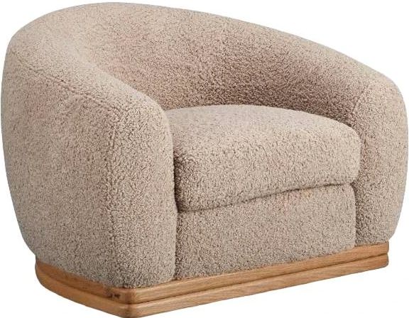 Moe's Home Collection Marlowe Taupe Lounge Chair-0