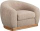 Moe's Home Collection Marlowe Taupe Lounge Chair-0