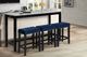 New Classic® Home Furnishings Celeste 4-Piece Blue Theater Bar Table Set-1