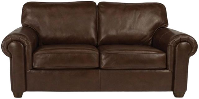 Flexsteel® Carson Dark Brown Loveseat-0