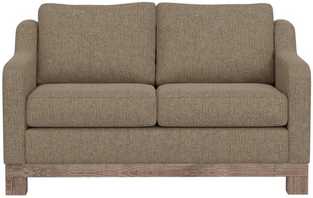 International Furniture Direct Samba Brown Loveseat-1