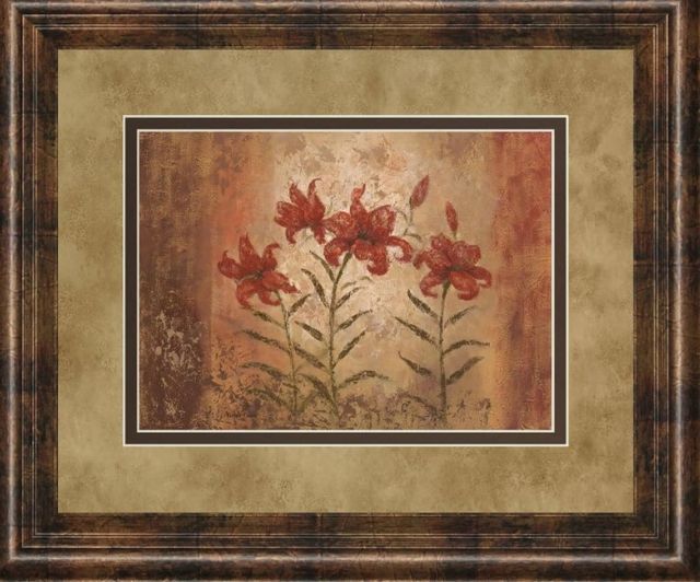Classy Art The Lily Style by Vivian Flasch Framed Print Wall Art-1