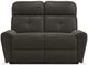 La-Z-Boy® Douglas Charcoal Leather La-Z-Time® Full Reclining Loveseat-1