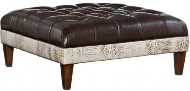Bradington-Young Customizable Fair-N-Square Tufted XL Ottoman-0