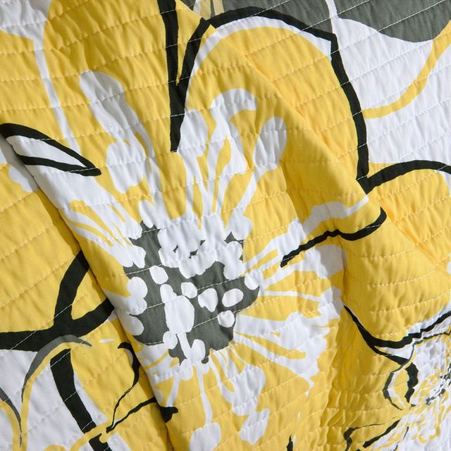 Olliix by Mi Zone Allison Yellow Full/Queen Reversible Coverlet Set Mi Zone-3