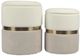 TOV Furniture Gigi 2-Piece Cream/Tan Chenille Storage Ottoman Set-0