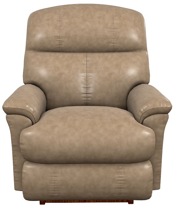 La-Z-Boy® Reed Beige Leather Power Rocking Recliner with Headrest-1