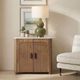 Uttermost® Mebarak Honey/White 2-Door Cabinet-1