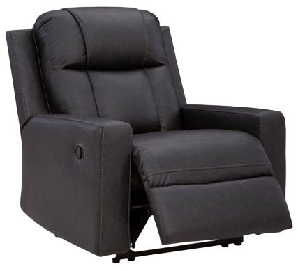 Benchcraft® Mackmenville Carbon Manual Zero Wall Recliner-2