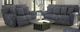 American Wholesale Furniture Paxon Smoke Power Reclining Loveseat with Headrest-2