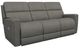 La-Z-Boy® Apollo Blue Grey Leather Power Reclining Sofa with Headrest-0