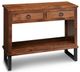 Handstone Customizable Cumberland Buxton Cherry Sofa Table with 2 Drawers-0