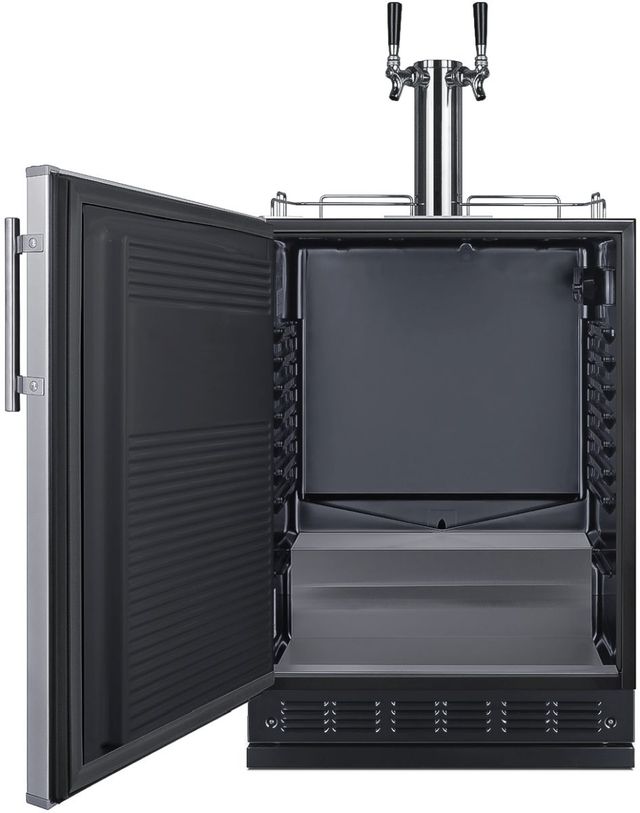 Summit® 24" Stainless Steel Beer Kegerator-2