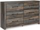 Signature Design by Ashley® Drystan 5-Piece Multi Queen Panel Storage Bed Set-2
