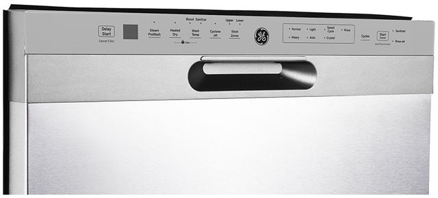 GE® 24" Stainless Steel Built In Dishwasher-3