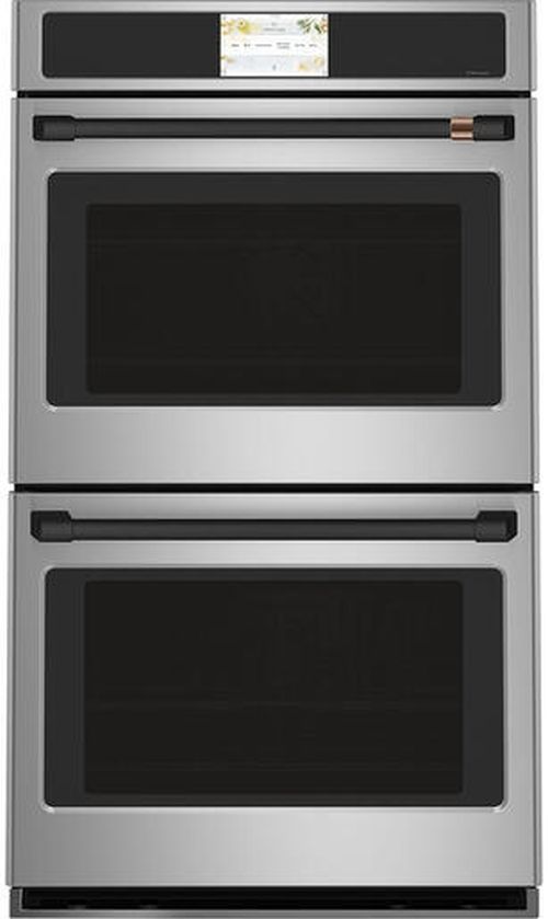 Café™ Flat Black Double Wall Oven Handles-1
