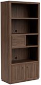 Riverside Furniture Brooks Nouveau Walnut Bookcase-0