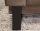 International Furniture Direct Blackburn Black/Brown Loveseat-2