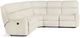 Flexsteel® Rio White Reclining Sectional-1