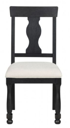 Furniture of America® Neue Mills Black Side Chair-4