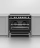 Fisher & Paykel Series 9 36" Black Pro Style Induction Range-5