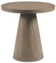 Elements International Portland Gray End Table-0