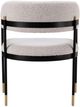 Zuo® Modern Zadar Black/Gold/Misty Gray Dining Arm Chair -4