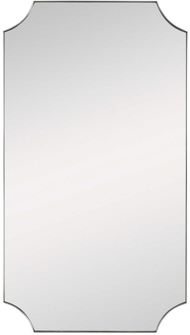 Uttermost® Lennox Plated Brushed Brass Mirror-0