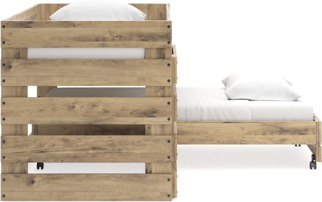 Signature Design by Ashley® Larstin Brown Twin Over Twin Loft Bed-2