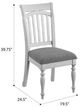 Emerald Home New Haven Oyster Shell Side Chair-2