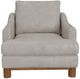 International Furniture Direct Olimpia Ivory 39" Arm Chair-2