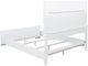Coaster® Gracemont Gray/White Queen Upholstered Panel Bed-4