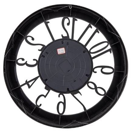 YHD Antique Silver Wall Clock-3