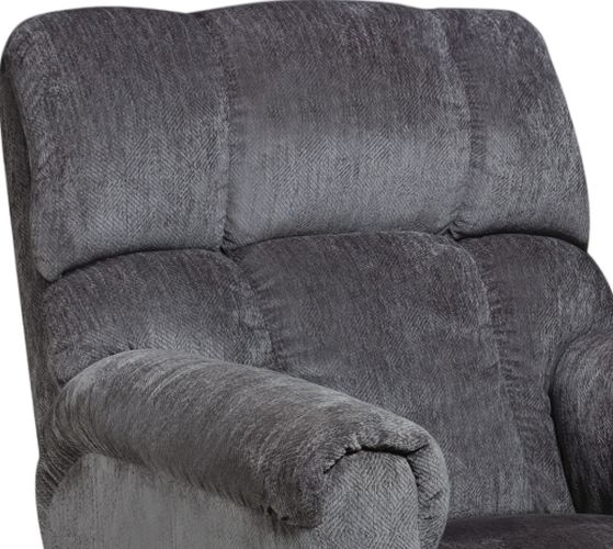 HomeStretch Norton Gray Manual Rocker Recliner | Big Sandy